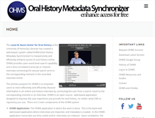 Tablet Screenshot of oralhistoryonline.org